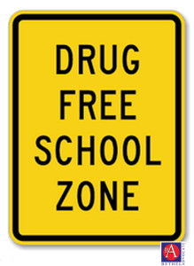 drugfreeschoolzonesign