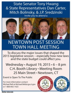 carternewtownlegislatorsmeetingposter