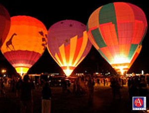 Glow Saturday Evening Pittsfield HotAir Balloon Festivals