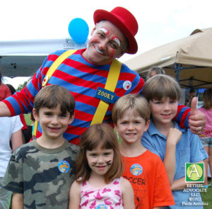 BEFsummerkickoffCLOWNCHILDREN2012