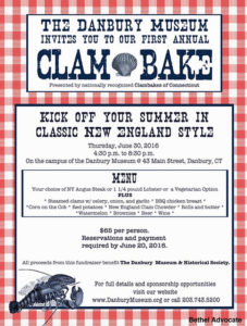 danburymuseumclambakeposter2016