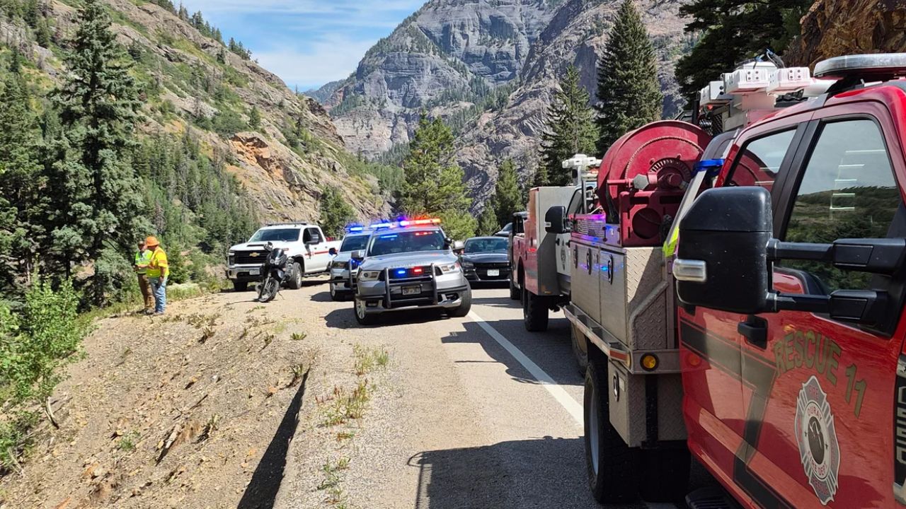 2 Dead after Car Crashed and Plunged 320-Foot down near Ouray; 1 Rescued - CSP