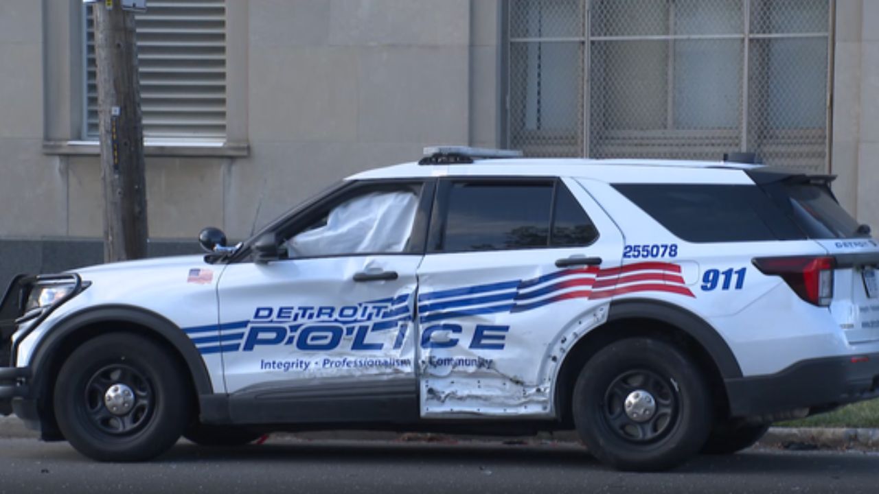 Detroit Patrol Vehicle Struck in Hit-and-Run; Investigation Underway