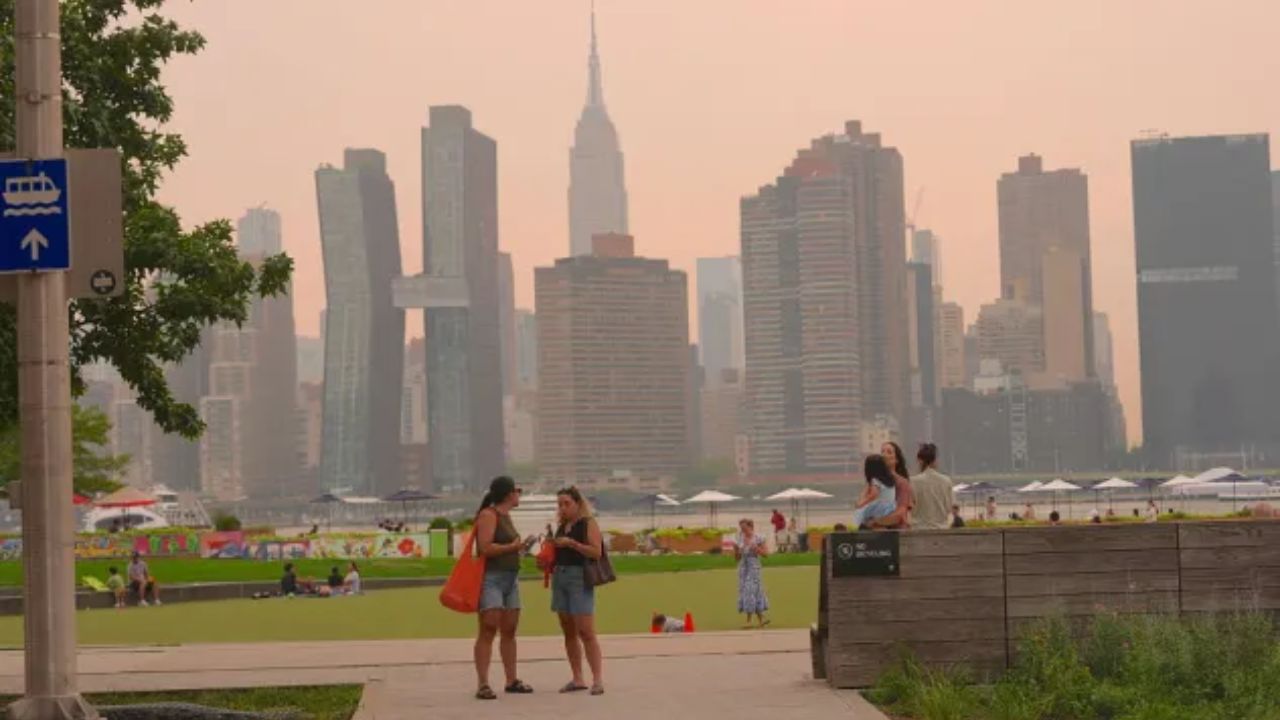 Heatwave and Canadian Wildfire Smoke Set to Blanket New York Region this Weekend