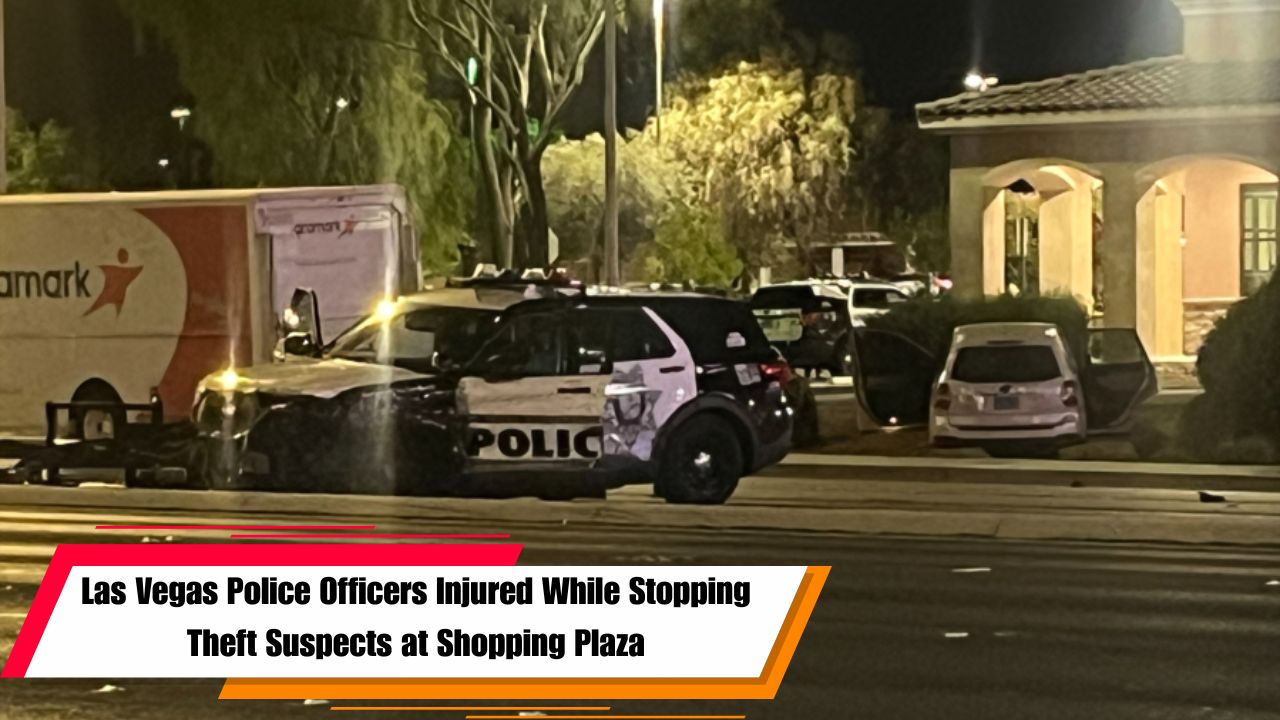 Las Vegas Police Officers Injured While Stopping Theft Suspects at Shopping Plaza