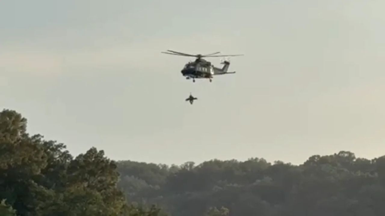 Maryland State Police Helicopter Rescues Hiker After 25-Foot Fall in Charles County