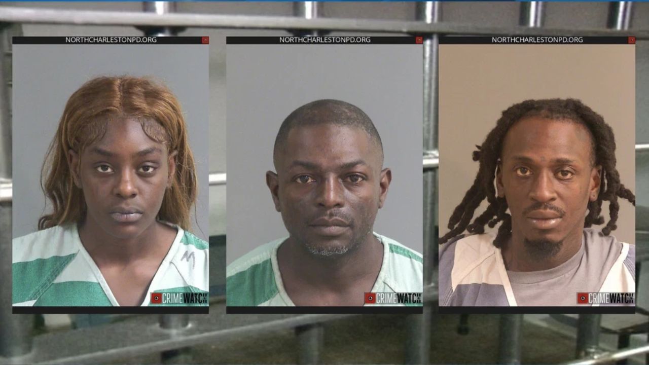 Three Nabbed in Charleston Lodge Drug Investigation; Drugs and Guns Confiscated