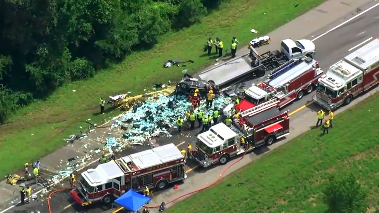 Truck Driver on Phone Causes Fiery I-95 Crash That Killed 5 in North Carolina, NTSB Finds