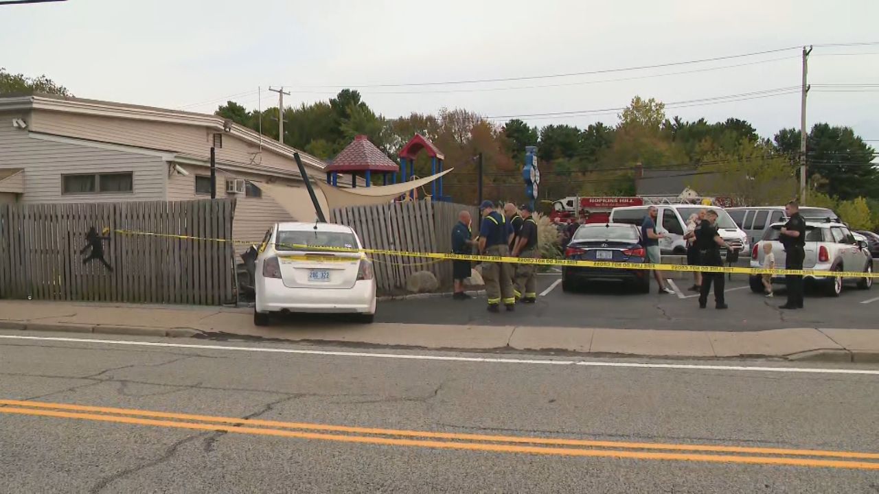 Car Smashes Through Fence at Coventry Daycare, 5 in Hospital