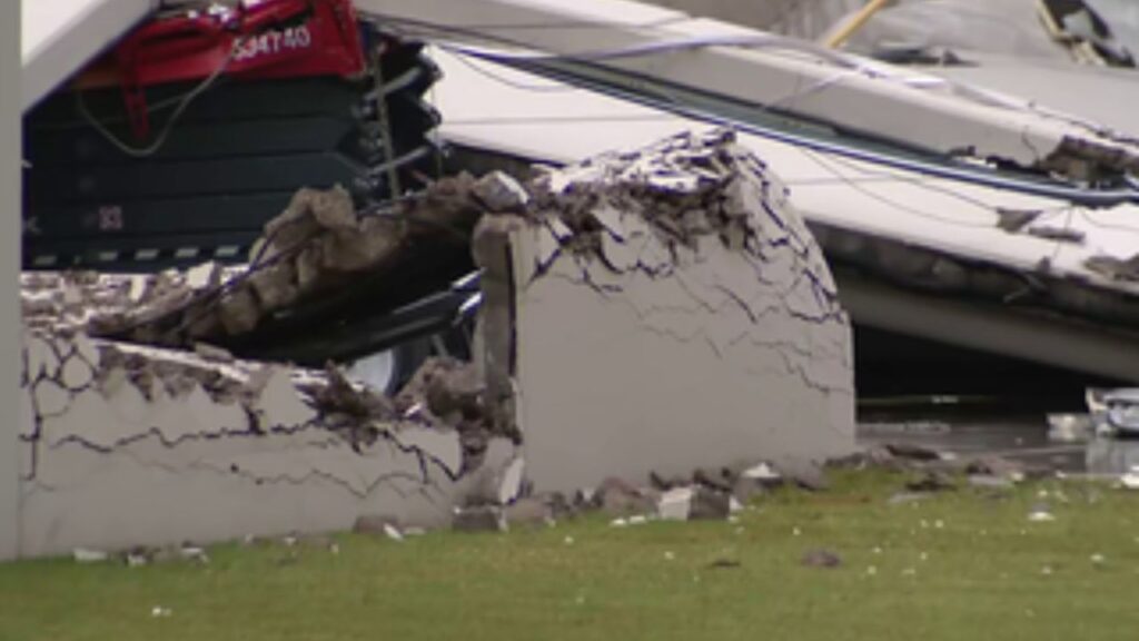 Dallas Tornado Rotation Damages Walmart, Overturns Vehicles, Injures One