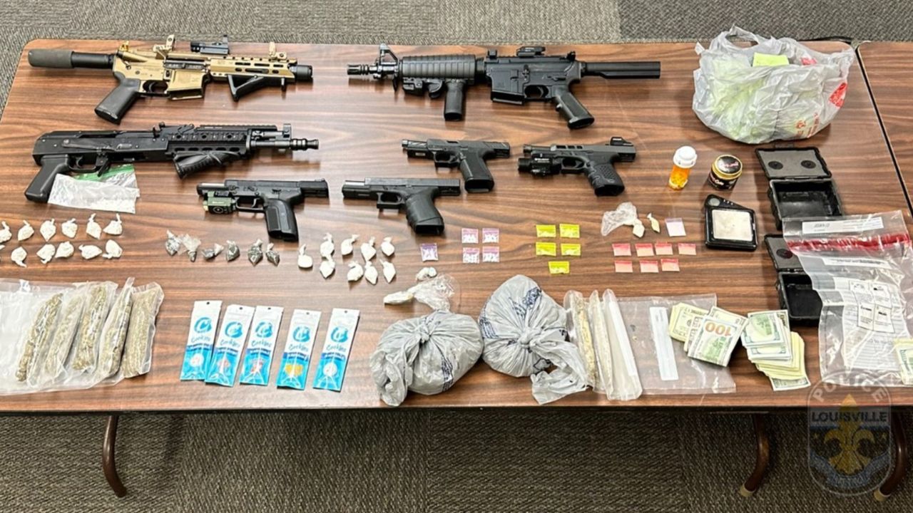 Louisville Police Seize Massive Fentanyl Shipment and Illegal Guns in Newburg Drug Bust