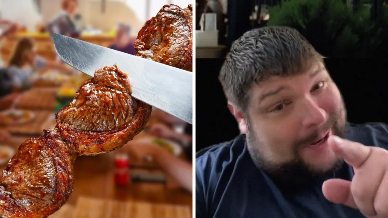 TikTok Comedian Shares How to Eat Like a Pro at a Brazilian Steakhouse; Internet Reacts