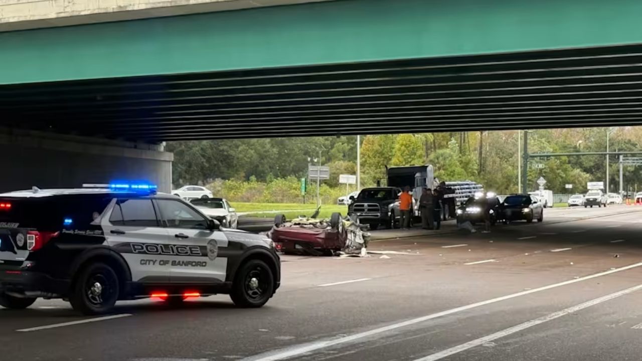 91-year-old Dies as Honda Flips onto SR-46, Collides with Another Car in Sanford