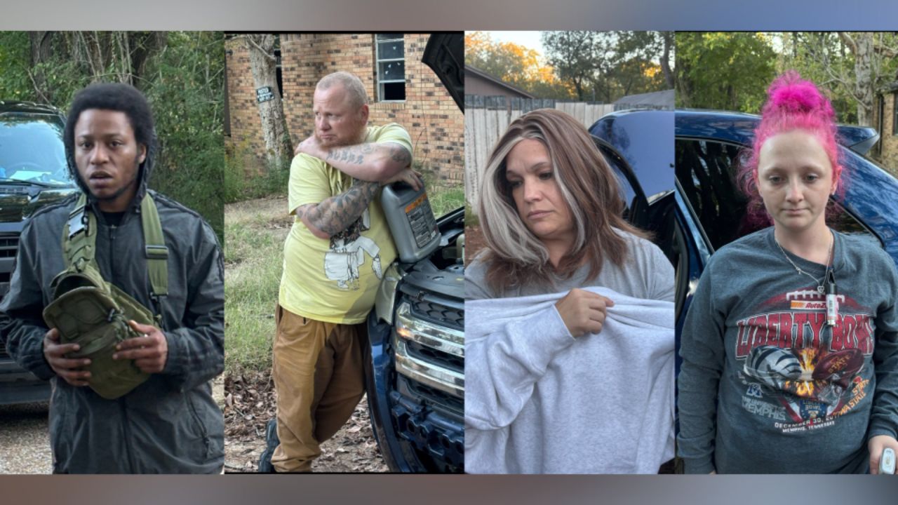 Four Nabbed by Covington Authorities Following Drug and Burglary Investigation