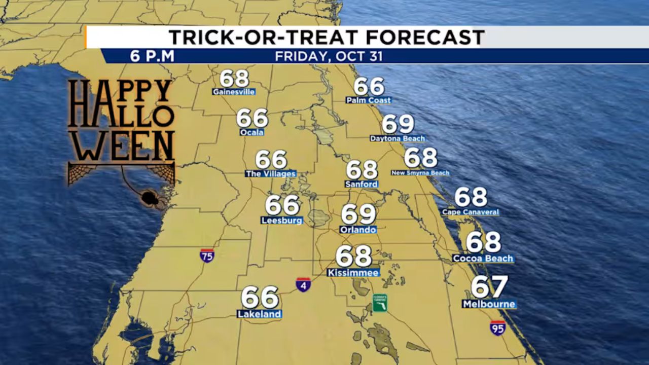 Halloween 2025 Forecast Crisp, Breezy Weather Arrives in Central Florida