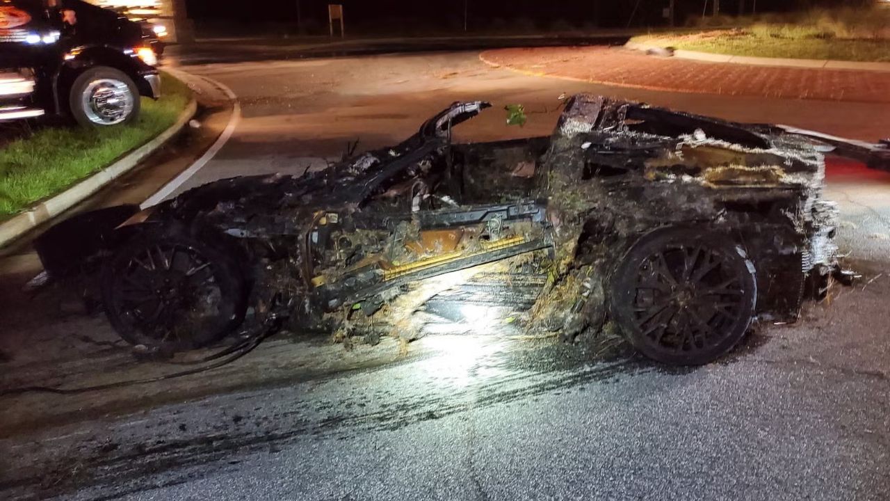 High-Speed Corvette Chase in Columbus Leads to Fiery Wreck, Multiple Criminal Charges for Driver