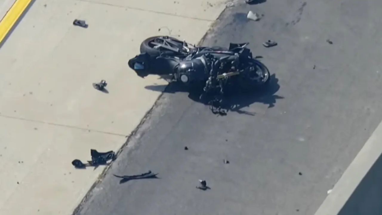 High-Speed Motorcycle Chase Ends in Violent Crash on Los Angeles Freeway; Suspect Shot Officer to Death during Confrontation