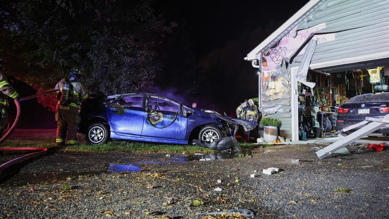 Illinois Woman Killed, Man Injured after Car Crashes into House and Bursts into Flames