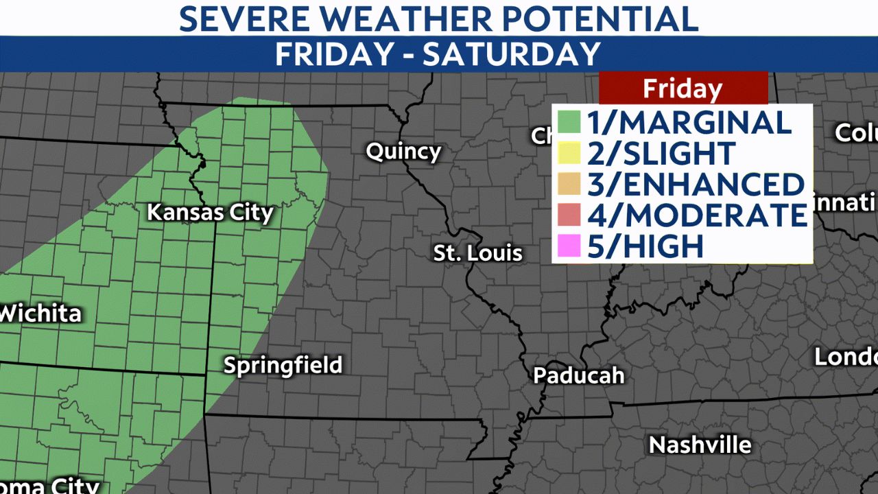 Kansas City and St. Louis Bracing for Rain, Gusty Winds, and Possible Hail