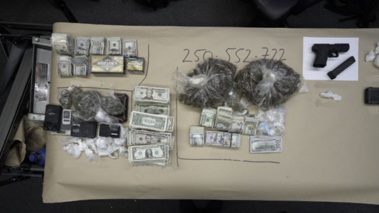 Oakland Raid Seizes Fentanyl, Meth, Cocaine, $25K, and Ghost Gun; Four Arrested