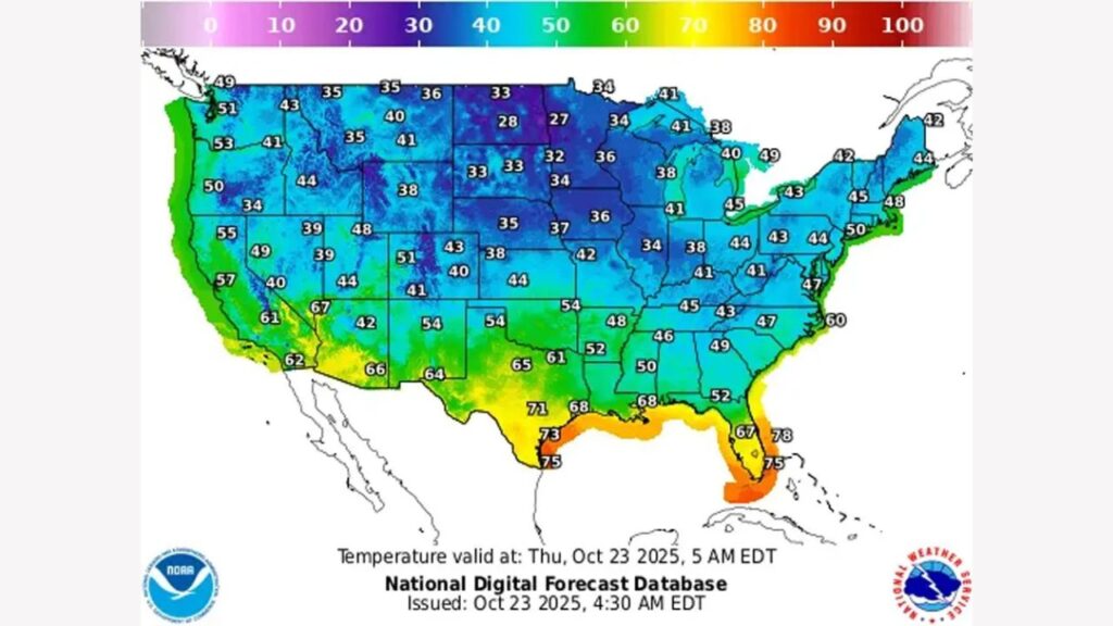 Sudden Cold Wave Brings Frost Alerts Across Midwest, Northeast, and New Jersey
