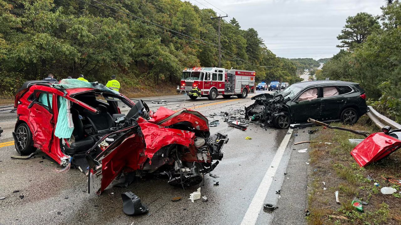 Three-Vehicle Collision on Cape Cod Leaves 23-Year-Old in Critical Condition