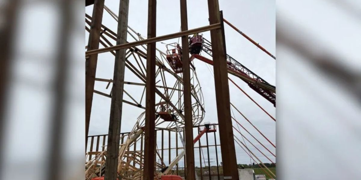 Wisconsin Construction Workers Rescued After Nearly 100 Trusses Collapse