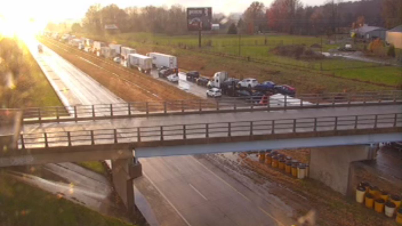 At Least 18 Vehicles, Including Semis, Involved in Multiple Crashes on I-70 Westbound in Indiana