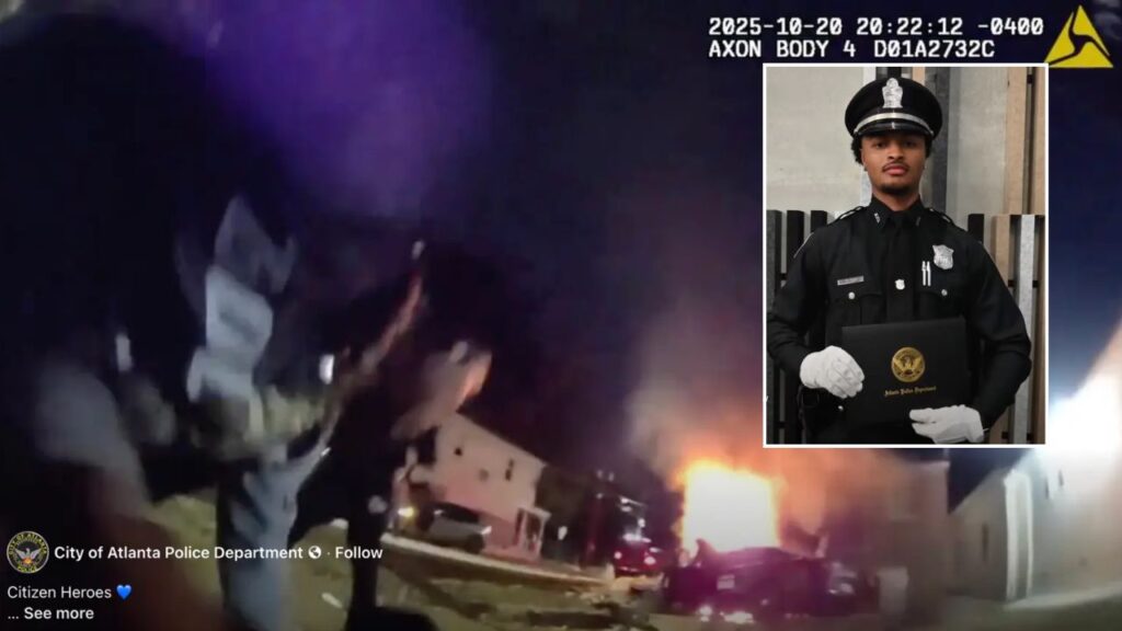Good Samaritans Rescue Injured Atlanta Officer from Burning Patrol Car as Ammo Explodes; Officer in Hospital