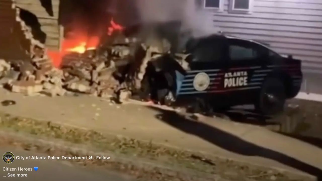 Good Samaritans Rescue Injured Atlanta Officer from Burning Patrol Car as Ammo Explodes; Officer in Hospital