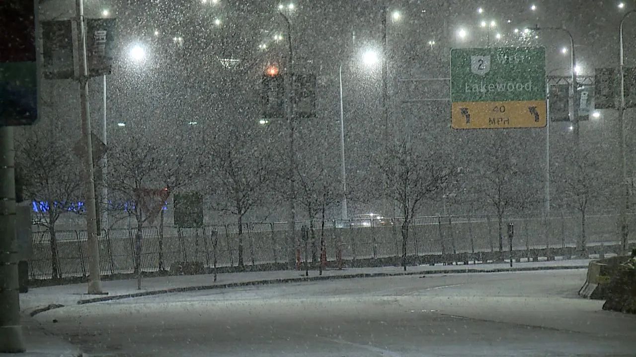 Morning Winter Mix Could Make Roads Slippery in Northeast Ohio; Chilly Winds Expected to Hit Region