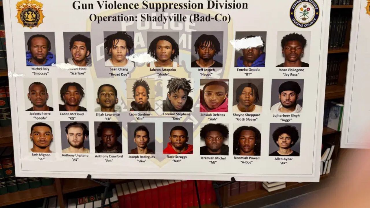Queens’ Largest-Ever Gang Takedown 32 Alleged Members of Deadly Crew Indicted in Violent Crime Spree