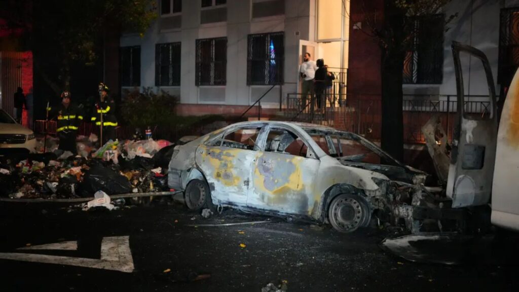 Seven FDNY Firefighters Injured after Car Explosion Sparks Massive Fire in the Bronx (1)