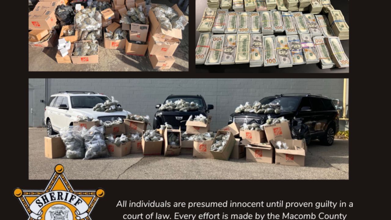 Three Men Arrested in Shelby Township Following Multi-State Drug Trafficking Bust; Cache of Narcotics Seized