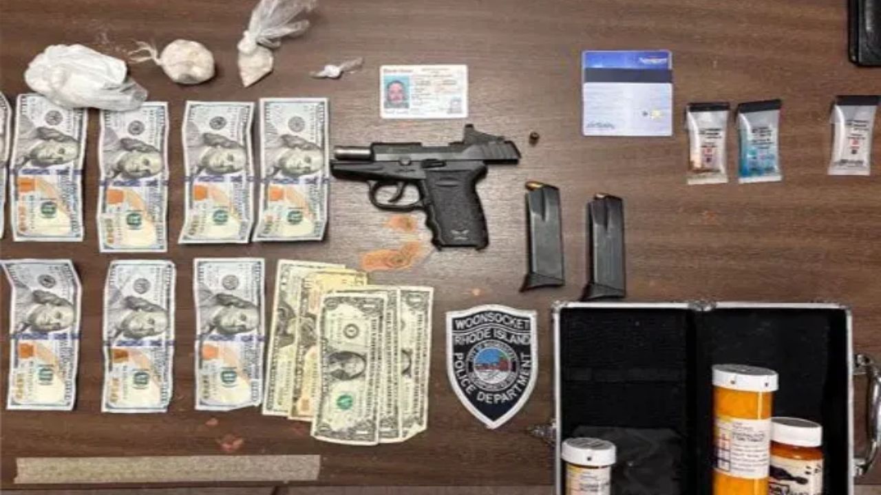 Two Arrested after Traffic Stop Uncovers Crack, Fentanyl, and Firearms in Woonsocket