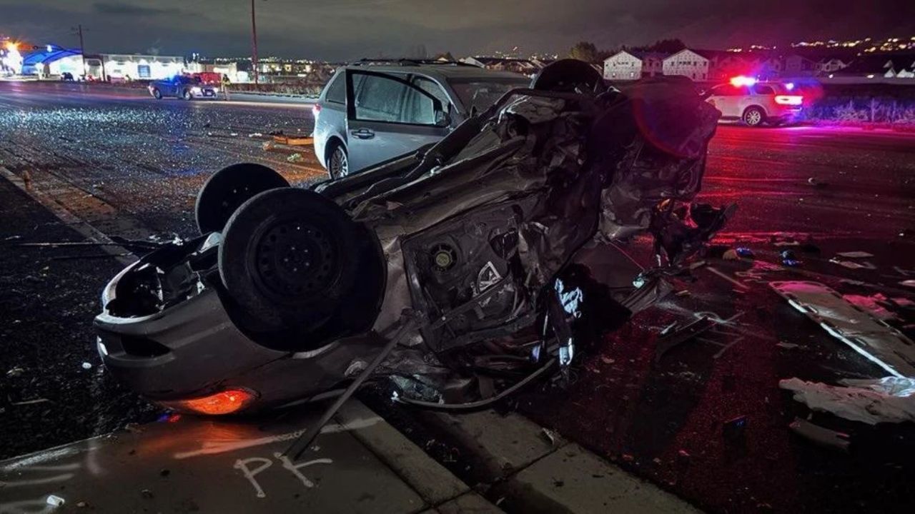 Two Dead after Rollover Crash Ejected 4 from Corolla; Driver Lost Control and Crashed into Car