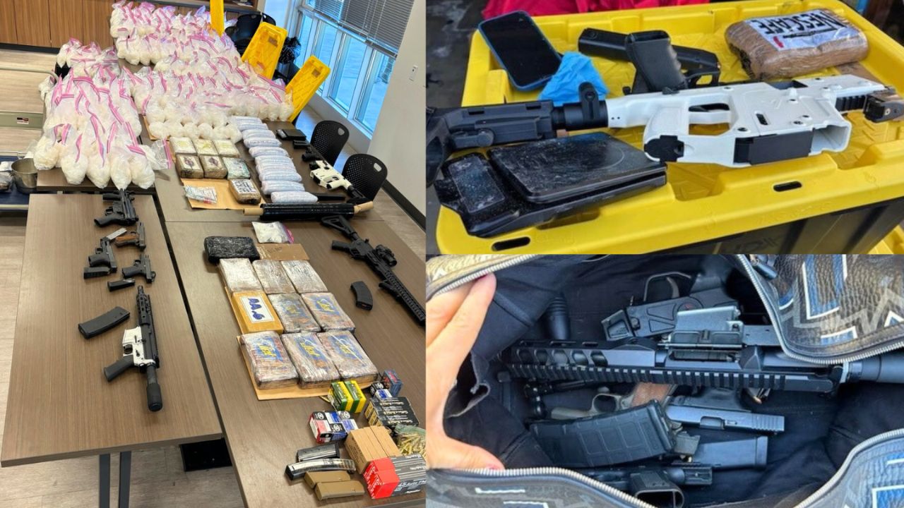 Authorities Seize Massive Haul of Narcotics and Firearms in Multi-Agency Drug Bust