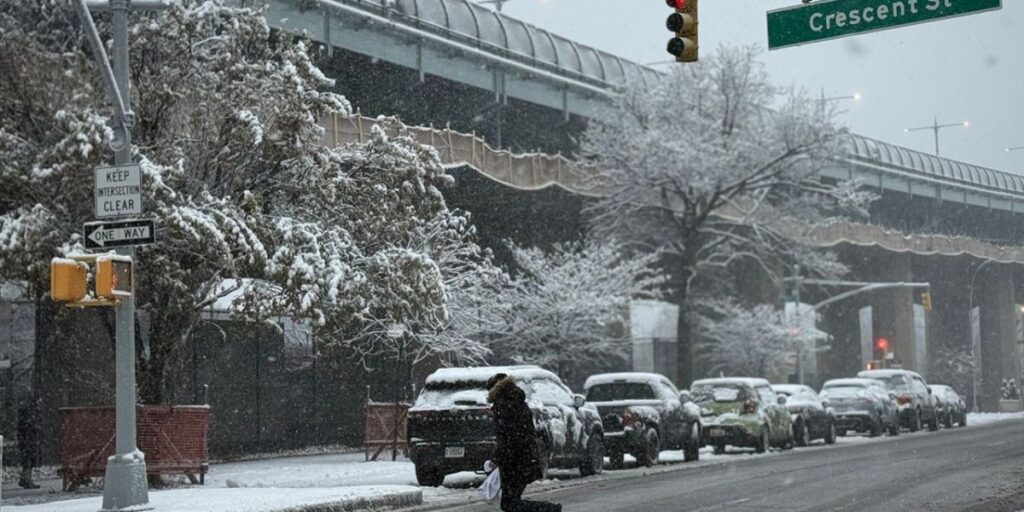 Clipper Storms Bring Snow and Ice to Northeast Ahead of Busy Holiday Week; Residents Delighted for White Christmas