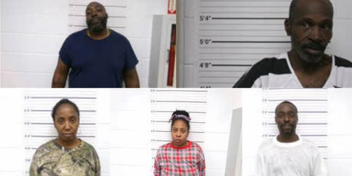Five Arrested in Major Pamlico County Drug Bust, Narcotics and Firearms Seized