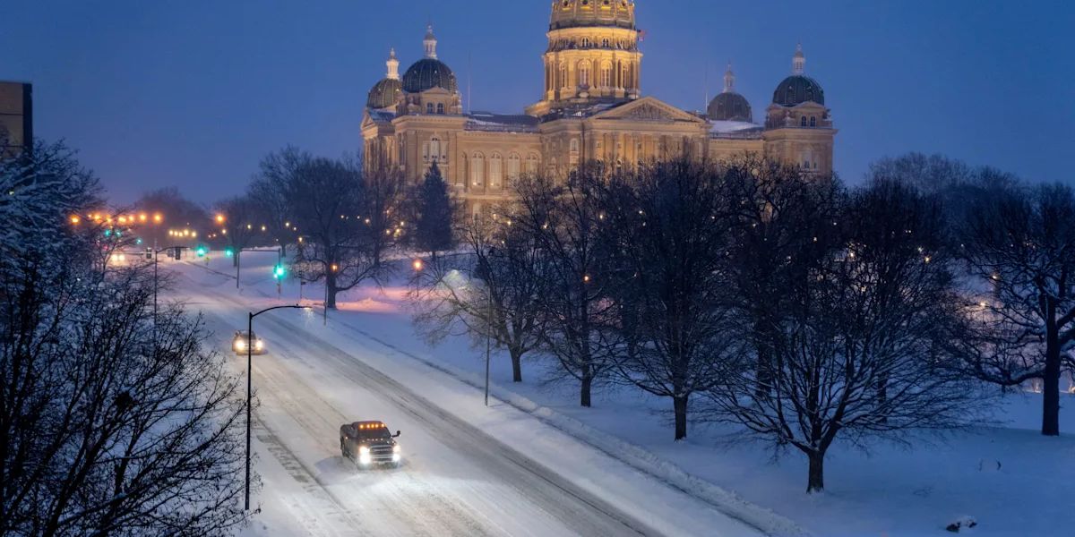 Iowa Faces Windy Cold Snap with Light Rain and Snow Ahead of Weekend Warming