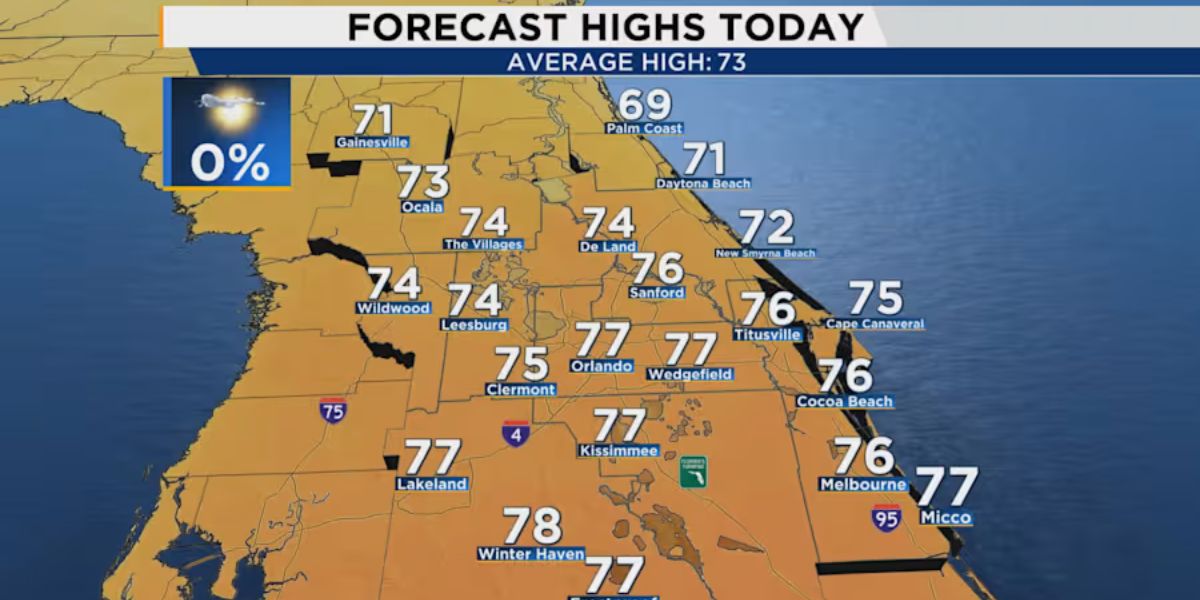 New Year’s Eve Chill Expected in Central Florida After Warm Spell