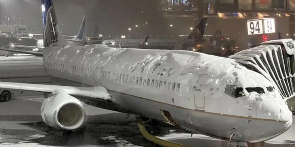 Northeast Snowstorm Causes Major Flight Delays Across NYC Airports, With Up to 8 Inches of Snow in Tri-State Area (1)