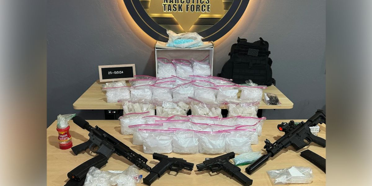 Over 50 Pounds of Meth, Fentanyl Pills, and Ghost Guns Seized in San Lorenzo Raid