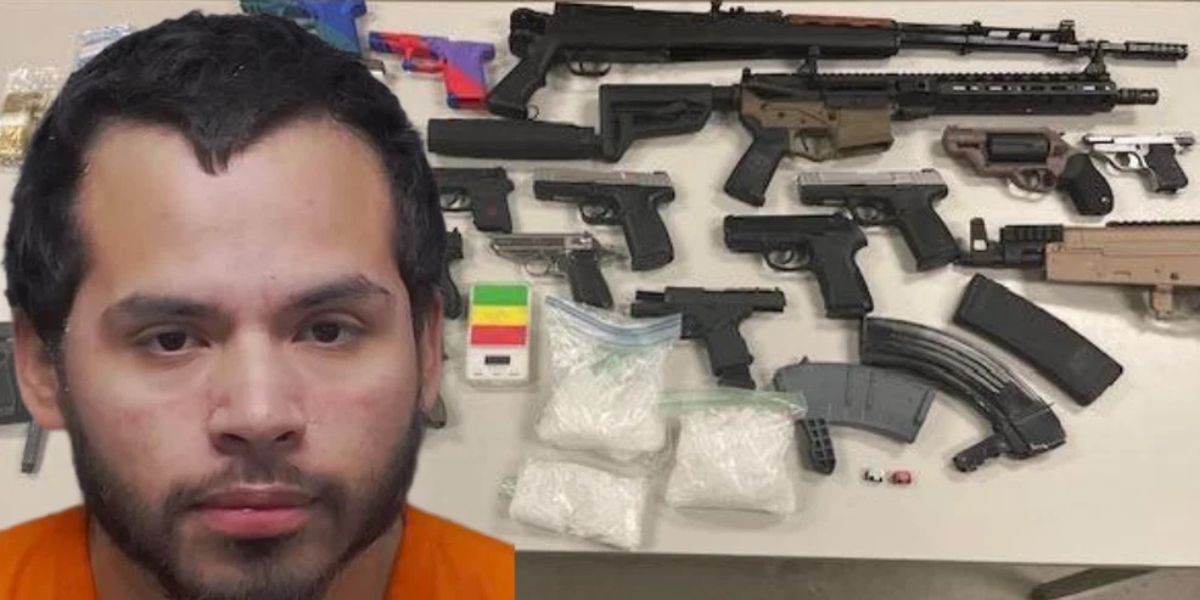 San Antonio Man Arrested after High-Speed Chase Uncovers Massive Meth and Weapons Stash