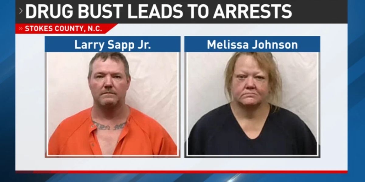 Stokes County Drug Bust Leads to 2 Arrests, Infant Found and Rescued in Home During Investigation