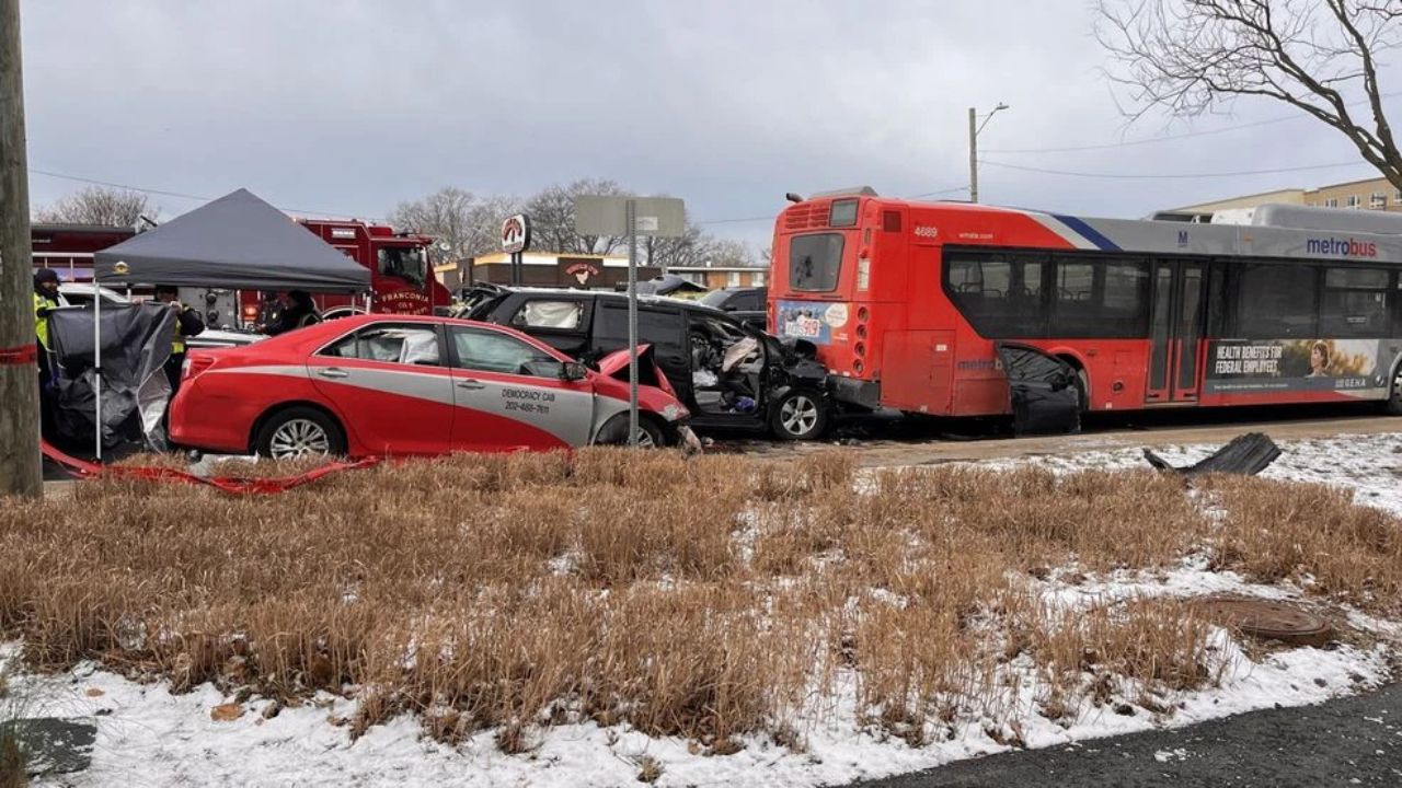 Taxi Driver Killed, Three Seriously Injured in High-Speed Crash on Richmond Highway